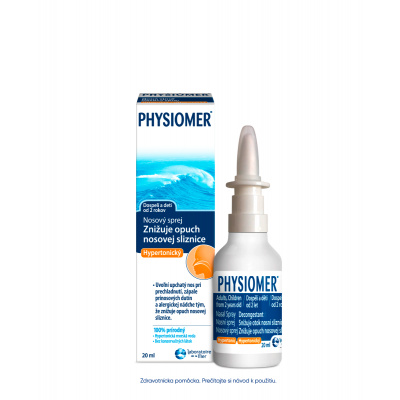 Physiomer nosný sprej hypertonický s obsahom morskej vody 20 ml