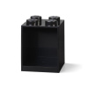 LEGO® Brick 4 závesná polica čierna