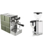 Stone Espresso Mine Green + Rocket Espresso GIANNINO, chrome/black