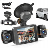 CÚVACIA KAMERA AUTO DVR MONITOR FULL HD PREDNÁ ZADNÁ 3 KAMERY 4 PALCE