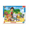 Trefl deskové Paw Patrol/Tlapková patrola na stopě 37x29cm 25 dielov ve fólii v boxu