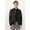 AllSaints bunda bomber pánska kožená MORTEN M011LF čierna XL