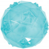Hračka pes loptička TPR POP BALL 7,5 cm tyrkysová Zolux
