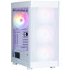 Zalman skriňa i4 TG / Middle Tower / 4x 140 mm RBG LED fan / 2x USB 3.0 / 1x USB 2.0 / mesh panel / tvrdené sklo / biela