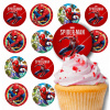 POPLATOK NA BÁBOVKY MUFFINKI sada na narodeniny 12ks - SPIDERMAN SPIDEY