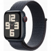 Apple Watch SE GPS + Cellular 40mm Midnight Aluminium Case with Ink Sport Loop MXGA3QC/A