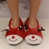 Dámske plyšové červené ponožky Santa Cozy