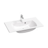 Ravak Classic II umývadlo 80x45 cm obdĺžnik umývadlo na nábytok biela XJX01180001