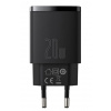 Baseus CCXJ-B01 Compact Quick Nabíjačka USB/USB-C 20W Black