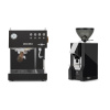 Ascaso Steel UNO PID, Black&Wood + Eureka Mignon Classico, CR black