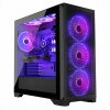 Herné puzdro VOLCANO EXPANSE T APEX ARGB MIDI Tower čierne ATX