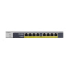 NETGEAR 8-port 10/100/1000Mbps Gigabit Ethernet, Flexible PoE, GS108LP GS108LP-100EUS