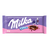 Milka Oreo Sandwich tabuľková čokoláda jahoda