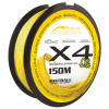 Šnúra Mistrall Mistrall Shiro Braided Line X4 150m 0,15mm/13,8kg Fluo