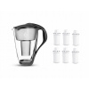 Sklo filtrovanie džbán LED 2L + 6 x filter (Sklo filtrovanie džbán LED 2L + 6 x filter)