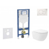 GEBERIT - Duofix Set předstěnové instalace, klozetu Oudee Vortex a sedátka softclose, tlačítko Sigma01, alpská bílá SANI11CA3173B