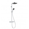 Hansgrohe Activera S Sprchový set s termostatom, priemer 24 cm, 2 prúdy, EcoSmart, chróm 28078000-HG