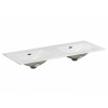 ArtCom Keramické umývadlo SKY 120D | biely lesk 120 cm