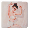 Clayre & Eef Ručné zrkadlo Pin-up style - 6 * 8.5 cm - Clayre & Eef