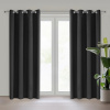 Eurofirany Záves 140x250 cm zatemňovací čierny na kovové krúžky PARISA Design 91