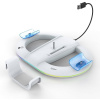 iPega P5S045 vertikálny nabíjací stojan s RGB pre PS5/PS5 Slim, biely 57983122491