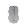 C-TECH myš Dual mode WLM-12GR, bezdrátová, 1600DPI, 6 tlačítek, šedá, USB nano receiver WLM-12GR