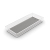 Organizér Curver® SISTEMO 8, priesvitný/sivý, 15x37.5x5 cm, do zásuvky