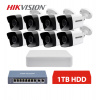 Hikvision IP 8 kamerový set 2MPx bullet 1TB