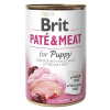 Konzerva Brit Paté & Meat PUPPY, 400 g