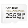 Pamäťová karta SanDisk MicroSDXC 256GB High Endurance Video U3 V30 + SD adaptér (SDSQQNR-256G-GN6IA)
