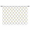 DECOLED Hobby Line LED svetelná mriežka 200 × 150 cm, teplá biela, 90 diód, tmavozelený kábel IP44, predĺženie