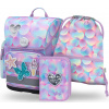 BAAGL SET 3 Ergo Candy: aktovka, peračník, sáčok