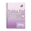 Špirálový zošit, A5, linajkový, 100 listov, PUKKA PAD 
