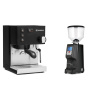Rancilio Silvia BC, black + Eureka Atom Specialty 65, black