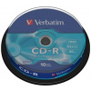 VERBATIM CD-R(10-Pack)Spindle/EP/DL/52x/700MB 43437