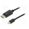 Kabel DisplayPort 1.2 PVC černá