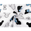 Stoklasa Bavlněná látka / plátno Mickey / Minnie Mouse METRÁŽ - 3 (345) bílá modrá