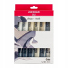 Amsterdam General Selection sada akrylových farieb Greys 12 ks 20 ml