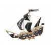 Woodcraft Drevené 3D puzzle pirátska loď