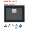 FRANKE SINK GRANITE CANON 110-52 GRAPHITE (FRANKE SINK GRANITE CANON 110-52 GRAPHITE)