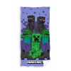 Carbotex Bavlnená froté osuška 70x140 cm Minecraft Enderman Monster