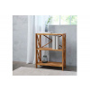 Furniria Dizajnový regál Walworth 87 cm prírodný dub