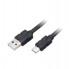 AKASA - USB 2.0 typ C na typ A kábel - 30 cm (AK-CBUB43-03BK)