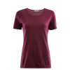 Funkčné tričko Aclima LightWool t-shirt Woman Zinfandel