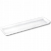 Obdĺžny porcelánový podnos Wilmax na predjedlá a koláče, 39 cm, biely
