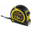 CROWNMAN Zvinovací meter / zvinovací meter so zámkom, pravítko 7,5 M 25mm