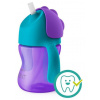 Avent hrnček so slamkou fialový 200ml