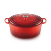 Le Creuset - Liatinový hrniec oválny s pokrievkou 40 cm/13,9 l červený