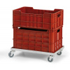 Vozík pod prepravky - 60 x 40 cm Biedrax PPP1504