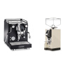 La Pavoni Cellini Classic, black + Eureka Mignon Specialita, CR cream